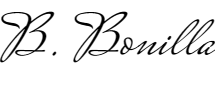 Bryce Bonilla signature
